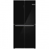 Americká chladnička Bosch Serie 4 KMC85LBEA čierna/sklo