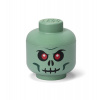 LEGO® Box hlava Kostlivec zelený velikost S