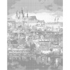 ZUTY Bodkovanie - TEMNÁ PRAHA Rámovanie: bez rámu a bez vypnutia plátna, Rozmer: 40x50 cm