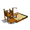 Playground System PIESKOVISKO z agátu - Stavenisko