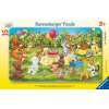 Ravensburger Kinderpuzzle - 12004042 Tierische Geburtstagsfeier - Rahmenpuzzle für Kinder ab 3 Jahren, mit 15 Teilen (Hra)