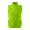 Fleece vesta unisex RIMECK® Next 518 limetková veľ. XS