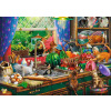Trefl - Puzzle Premium Plus: Čajový čas: Mačiatka s problémami - 1000 dielov