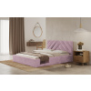 Posteľ Prato 180x200 ružová s úložným priestorom