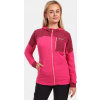 Dámská fleecová mikina KILPI Memphis růžová Velikost: 40