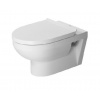 Duravit DuraStyle Basic - Závesné WC s doskou SoftClose, Rimless, biela 45620900A1