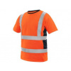 Tričko CXS EXETER, výstražné, pánske, oranžovo-modré, veľ. 2XL