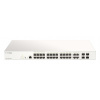 D-Link DBS-2000-28MP 28xGb PoE+ Nuclias Smart Managed Switch 4x1G Combo Ports,370W (With 1 Year Lic) (DBS-2000-28MP/E)