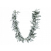 GIRLANDA zo zasnežených vetvičiek vianočného stromčeka VIANOČNÁ DEKORÁCIA 25X180 CM