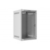 LANBERG RACKOVÁ SKŘÍŇ 10'' NÁSTĚNNÁ 9U/280X310 (FLAT PACK) S PROSKLENÝMI DVEŘMI ŠEDÁ