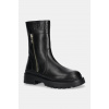 Kožené členkové topánky Love Moschino dámske, čierna farba, na plochom podpätku, JA24245G0LIA0000 EUR 39