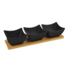 ORION Black Servírovací set misky s táckom 129202