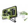 Basketbalová konštrukcia s doskou a flexibilným košom Galaxy wall mount system black edition Exit Toys oceľová uchytenie na stenu nastaviteľná výška