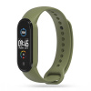 SILIKÓNOVÝ REMIENOK NA XIAOMI MI BAND 5 / 6 / 6 NFC / 7 HEYBAND ICON MILITARY Zelený