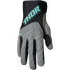 THOR SPECTRUM GRAY/BLACK/MINT motokrosové rukavice XXL