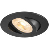 SLV 1007369 NEW TRIA 68 vstavané svietidlo LED GU10 čierna; 1007369
