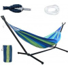 Zahradní houpací síť Malatec 200x150cm s rámem