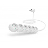 CONNECT IT prodlužovací kabel 230 V, 6 zásuvek, 2 m, bez vypínače (bílý) CI-1314 Connect IT