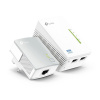 TP-Link TL-WPA4220 KIT 600 Mbit/s Připojení na síť Ethernet Wi-Fi Bílá 2 kusů
