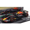 Minichamps Red bull F1 Rb18 Team Oracle Red Bull Racing N 1 Majster sveta Víťaz Hungarian Gp 2022 Max Verstappen 1:43 Matná modrá žltá červená