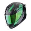 Prilba Scorpion EXO-1400 Evo II Carbon Air PLATTED Black Green Veľkosť: XS (53-54 cm)