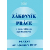 Zákonník práce s komentárom a judikatúrou platný od 1. januára 2019 -