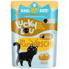 Lucky Lou Adult 6 x 300 g - hydinové a zverina