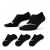 Nike Everyday Plus Lightweight Training Socks Ladies Black/White S 2-5