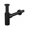 Alca plast Sifon Alcaplast A400BLACK umyvadlový pr.32 DESIGN , černá-mat