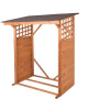 Rojaplast 151/151 130x60x168 cm hnedá
