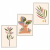Umelecká sada plagátov 3xA3, domáce obrázky (Sada plagátov 3xa3 nástenné maľby Príroda boho)