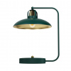 EUlight Stolná lampa Felix, 1x zlaté/zelené kovové tienidlo, gr/g