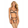 Jemný set Nudelia set nude - Obsessive L/XL nude
