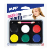 Farby na tvár so štetcom 6 farieb MFP 6300361 mix farieb