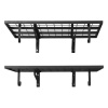 Vevor Nástenný oceľový regál 2 police 610×914 mm, háčiky, nosnosť 227 kg CKGBGSWGJ2434WRWA001V0
