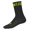 ALÉ Cycling Clothing ALÉ Strada, Black/ Fluo yellow Veľkosť: 40 - 43 Zimné cyklistické ponožky