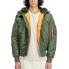 Alpha Industries zimná bunda MA-1 Hooded sage green Farba: zelená, Veľkosť: L