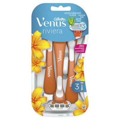 Gillette Venus Riviera ( 3 ks ) - Jednorazové holítka