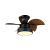 Globo 03670-LED Stmievateľný stropný ventilátor KARI LED/22W/230V 3000/4500/6000K hnedý+DO 03670 + záruka 5 rokov zadarmo