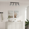 STROPNÁ LAMPA S NASTAVITEĽNÝM SKLENENÝM TIENIDLOM ANTHRACITE E27