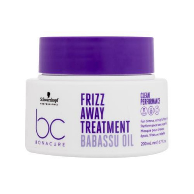 Schwarzkopf Professional BC Bonacure Frizz Away Treatment uhladzujúca a vyživujúca maska na nepoddajné a krepovité vlasy 200 ml pre ženy