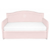 Caramella Baby Pink detská čalúnená posteľ ružová 160x80cm