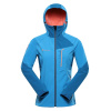 ALPINE PRO ESPRITA Modrá/Tyrkysovo modrá DÁMSKA SOFTSHELLOVÁ BUNDA S MEMBRÁNOU XS