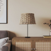 Stínidlo lampy hnědé Ø 45 x 28 cm proutěné Hnědá 364394