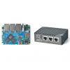 FriendlyElec NanoPi R6S RK3588S 8GB RAM 32GB eMMC Dual 2.5G + 1G Ethernet Port s krabičkou