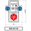 Minirozvodnice ROS4/I-10 jištěná