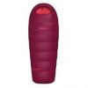Hannah BIVAK JR 200 rhododendron/poppy red II výška osoby do 145 cm - levý zip; Červená spacák