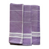 Polášok Kuchynské utierky z Egyptskej bavlny Bavlna, 3 ks vzor č.65 fialová