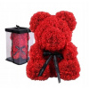 Medvedík s kvetinovými ruží 25 cm Rose Teddy box (Medvedík s kvetinovými ruží 25 cm Rose Teddy box)