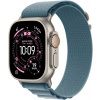Apple Watch Ultra 3 (2025) 49mm Prírodný titán so svetlo modrým alpským ťahom S MEWK4QC/A